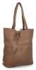 Torebka Damska Shopper Bag z Kosmetyczką firmy Herisson 15R355 Ciemno Beżowa